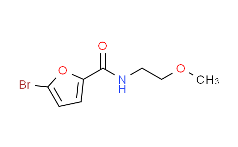 CAS No. 545427-40-5, 5-bromo-N-(2-methoxyethyl)-2-furamide