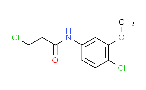 CAS No. 915920-71-7, 3-chloro-N-(4-chloro-3-methoxyphenyl)propanamide