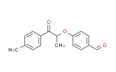 CAS No. 884497-69-2, 4-[1-methyl-2-(4-methylphenyl)-2-oxoethoxy]benzaldehyde