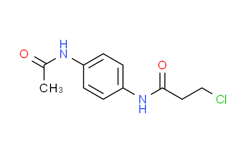CAS No. 893725-93-4, N-[4-(acetylamino)phenyl]-3-chloropropanamide