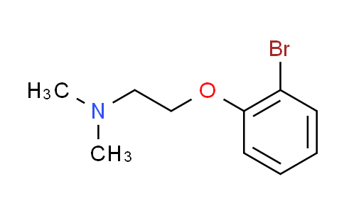 CAS No. 886851-37-2, [2-(2-bromophenoxy)ethyl]dimethylamine