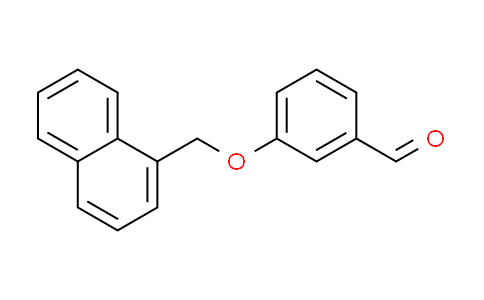 CAS No. 130205-11-7, 3-(1-naphthylmethoxy)benzaldehyde