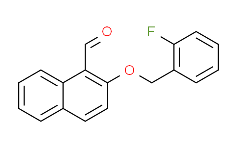 CAS No. 725276-88-0, 2-[(2-fluorobenzyl)oxy]-1-naphthaldehyde