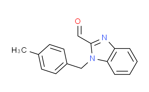 CAS No. 537010-30-3, 1-(4-methylbenzyl)-1H-benzimidazole-2-carbaldehyde