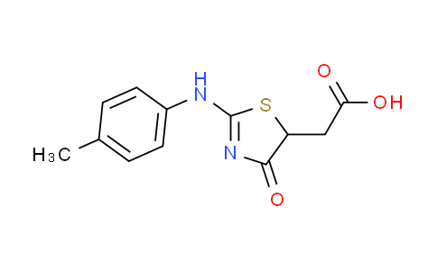 DY614046 | 303120-90-3 | {2-[(4-methylphenyl)amino]-4-oxo-4,5-dihydro-1,3-thiazol-5-yl}acetic acid