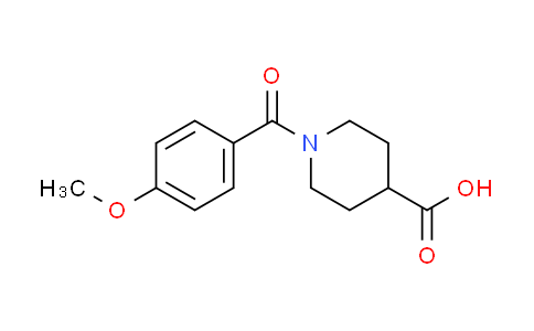 CAS No. 510739-83-0, 1-(4-methoxybenzoyl)piperidine-4-carboxylic acid