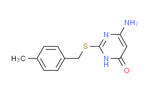 CAS No. 166751-35-5, 6-amino-2-[(4-methylbenzyl)thio]-4(3H)-pyrimidinone