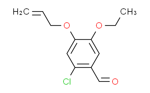 CAS No. 692268-01-2, 4-(allyloxy)-2-chloro-5-ethoxybenzaldehyde