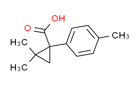 CAS No. 884091-24-1, 2,2-dimethyl-1-(4-methylphenyl)cyclopropanecarboxylic acid