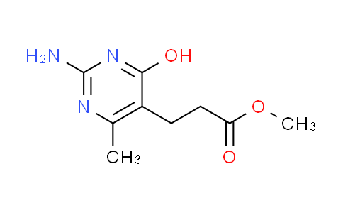CAS No. 497246-54-5, methyl 3-(2-amino-4-hydroxy-6-methyl-5-pyrimidinyl)propanoate