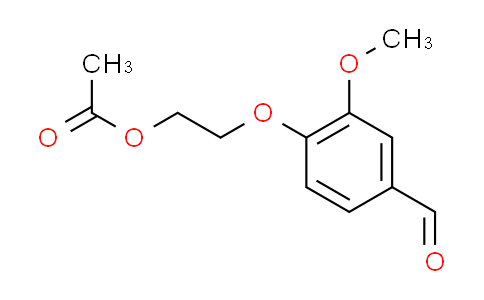 CAS No. 692275-82-4, 2-(4-formyl-2-methoxyphenoxy)ethyl acetate