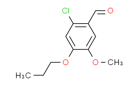 CAS No. 832677-76-6, 2-chloro-5-methoxy-4-propoxybenzaldehyde
