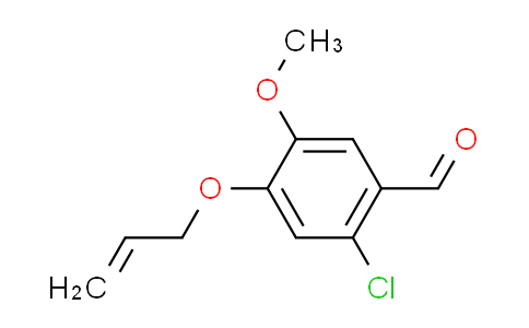 CAS No. 692279-00-8, 4-(allyloxy)-2-chloro-5-methoxybenzaldehyde
