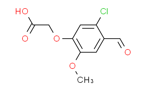 CAS No. 827592-22-3, (5-chloro-4-formyl-2-methoxyphenoxy)acetic acid