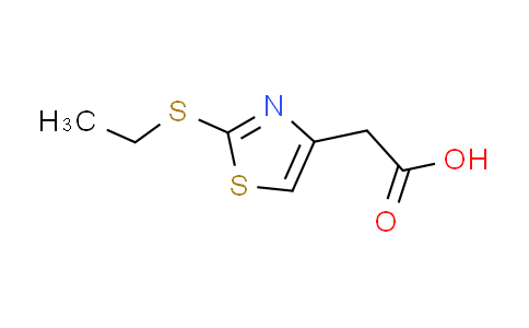 CAS No. 446827-11-8, [2-(ethylthio)-1,3-thiazol-4-yl]acetic acid