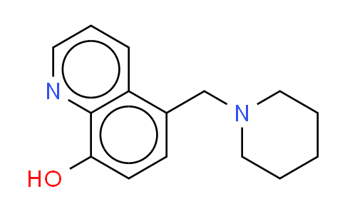 CAS No. 41455-83-8, 5-(1-piperidinylmethyl)-8-quinolinol