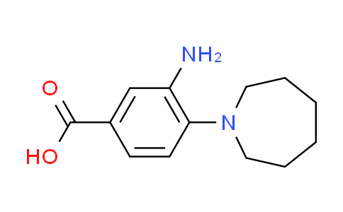 CAS No. 693805-72-0, 3-amino-4-(1-azepanyl)benzoic acid