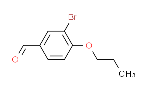 CAS No. 865138-64-3, 3-bromo-4-propoxybenzaldehyde