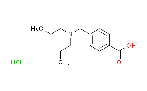 CAS No. 220122-27-0, 4-[(dipropylamino)methyl]benzoic acid hydrochloride