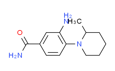 CAS No. 915922-42-8, 3-amino-4-(2-methyl-1-piperidinyl)benzamide