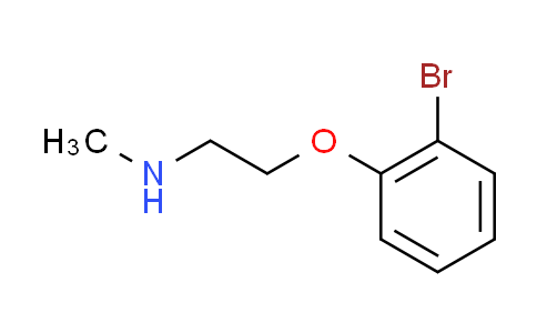 CAS No. 915920-44-4, 2-(2-bromophenoxy)-N-methylethanamine