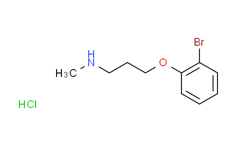 CAS No. 1609402-76-7, [3-(2-bromophenoxy)propyl]methylamine hydrochloride