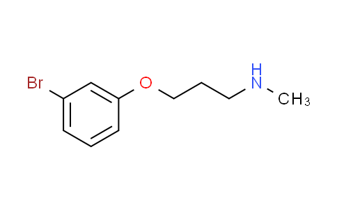CAS No. 915923-82-9, 3-(3-bromophenoxy)-N-methyl-1-propanamine