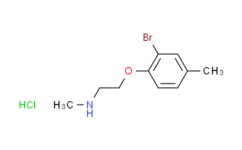 CAS No. 1609406-49-6, [2-(2-bromo-4-methylphenoxy)ethyl]methylamine hydrochloride