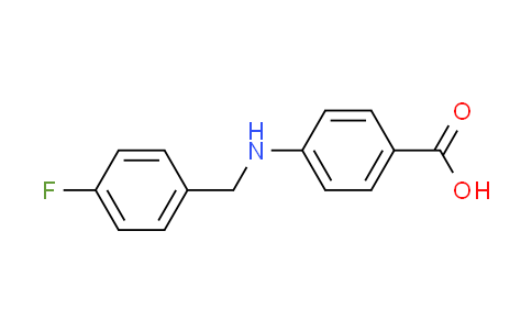 CAS No. 64260-96-4, 4-[(4-fluorobenzyl)amino]benzoic acid