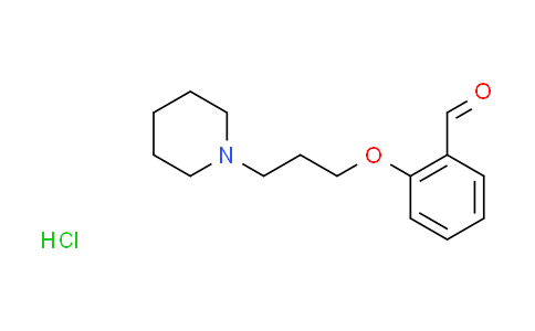 CAS No. 1609400-58-9, 2-[3-(1-piperidinyl)propoxy]benzaldehyde hydrochloride