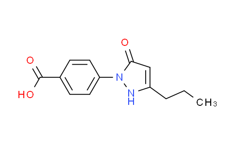 CAS No. 700849-61-2, 4-(5-oxo-3-propyl-2,5-dihydro-1H-pyrazol-1-yl)benzoic acid