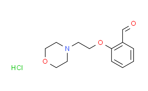 CAS No. 1609400-63-6, 2-[2-(4-morpholinyl)ethoxy]benzaldehyde hydrochloride