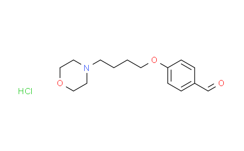 CAS No. 1049756-80-0, 4-[4-(4-morpholinyl)butoxy]benzaldehyde hydrochloride