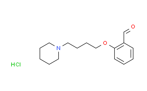 CAS No. 1609407-43-3, 2-[4-(1-piperidinyl)butoxy]benzaldehyde hydrochloride
