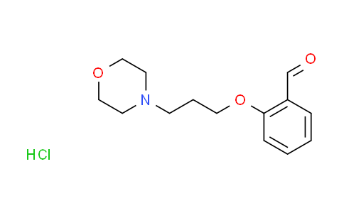 CAS No. 1609395-26-7, 2-[3-(4-morpholinyl)propoxy]benzaldehyde hydrochloride