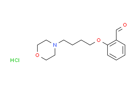 CAS No. 1609400-62-5, 2-[4-(4-morpholinyl)butoxy]benzaldehyde hydrochloride