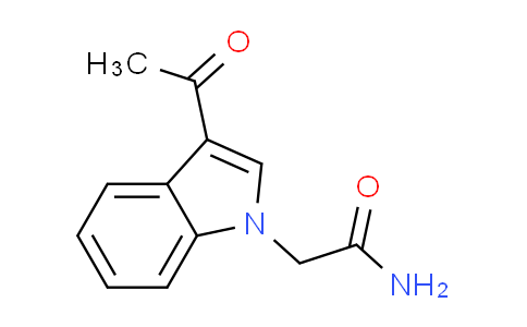 CAS No. 799264-84-9, 2-(3-acetyl-1H-indol-1-yl)acetamide