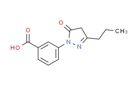 CAS No. 701221-57-0, 3-(5-oxo-3-propyl-4,5-dihydro-1H-pyrazol-1-yl)benzoic acid