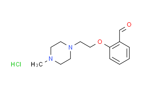 CAS No. 1609409-28-0, 2-[2-(4-methyl-1-piperazinyl)ethoxy]benzaldehyde hydrochloride