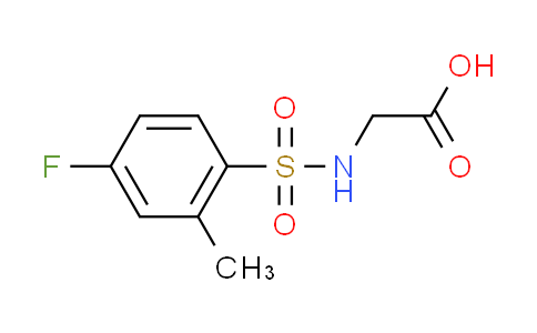 CAS No. 670260-30-7, N-[(4-fluoro-2-methylphenyl)sulfonyl]glycine