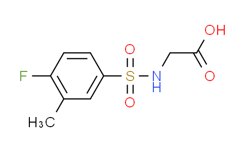 CAS No. 670260-29-4, N-[(4-fluoro-3-methylphenyl)sulfonyl]glycine