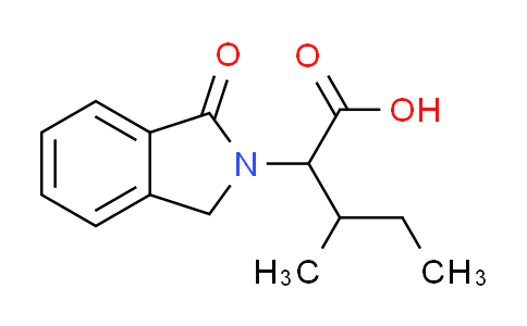 CAS No. 180923-81-3, 3-methyl-2-(1-oxo-1,3-dihydro-2H-isoindol-2-yl)pentanoic acid