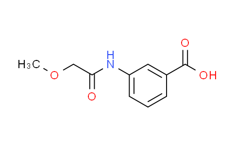 CAS No. 889940-48-1, 3-[(methoxyacetyl)amino]benzoic acid