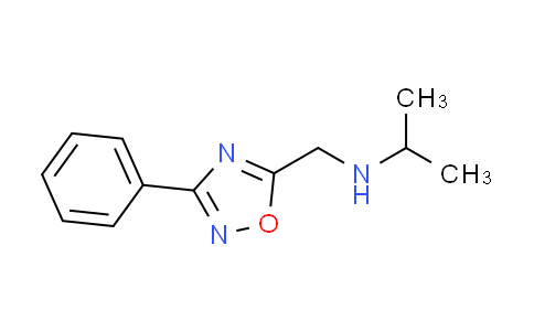 CAS No. 91643-11-7, N-[(3-phenyl-1,2,4-oxadiazol-5-yl)methyl]-2-propanamine