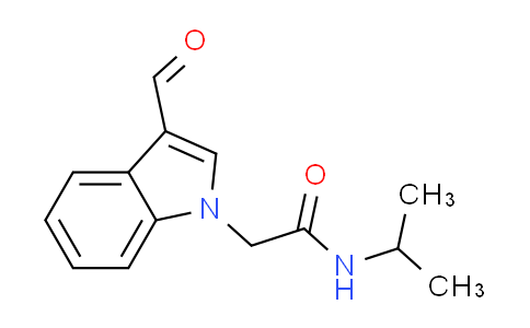 CAS No. 708284-70-2, 2-(3-formyl-1H-indol-1-yl)-N-isopropylacetamide