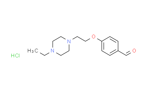 CAS No. 1609409-34-8, 4-[2-(4-ethyl-1-piperazinyl)ethoxy]benzaldehyde hydrochloride