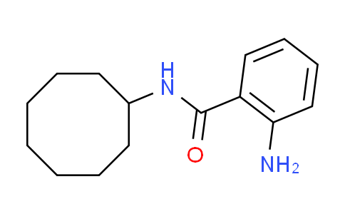 CAS No. 401589-18-2, 2-amino-N-cyclooctylbenzamide