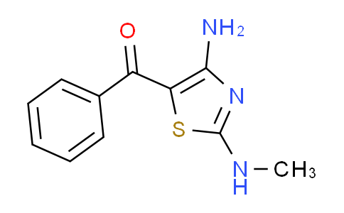 CAS No. 107401-74-1, [4-amino-2-(methylamino)-1,3-thiazol-5-yl](phenyl)methanone