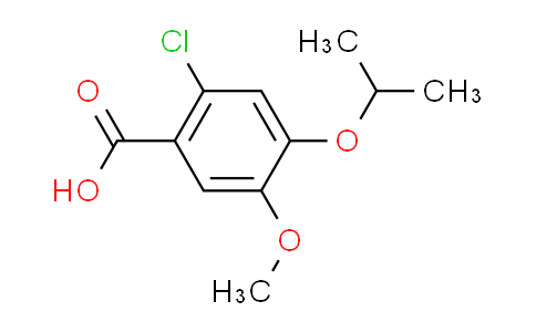 CAS No. 713104-07-5, 2-chloro-4-isopropoxy-5-methoxybenzoic acid