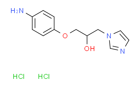 CAS No. 1609400-48-7, 1-(4-aminophenoxy)-3-(1H-imidazol-1-yl)-2-propanol dihydrochloride